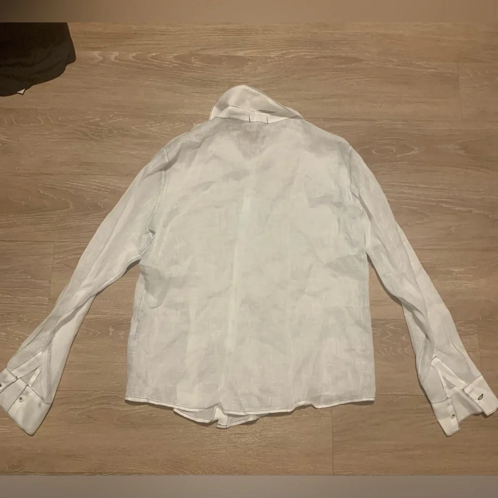 Anne Fontaine White Blouse Size M (EU 42) - Picture 2 of 3